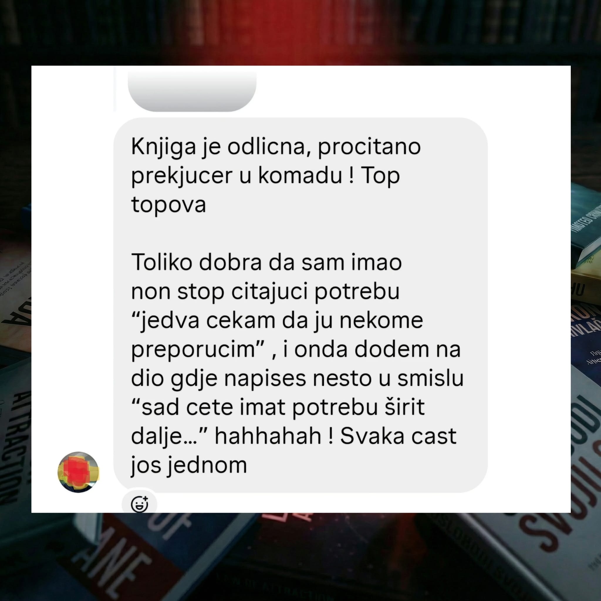 Reakcija čitatelja — Instagram