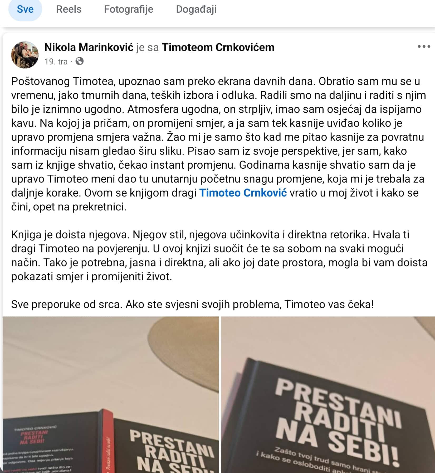 Reakcija čitatelja — Facebook