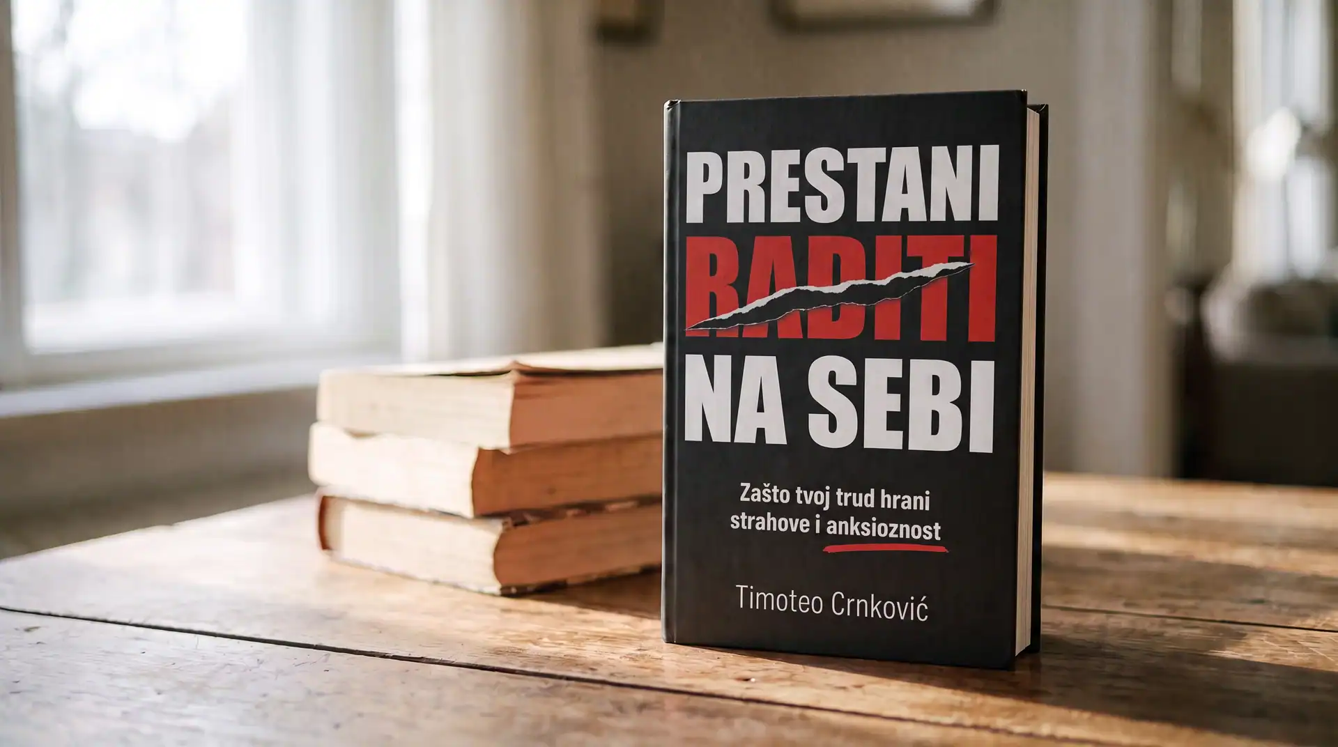 Knjiga Prestani raditi na sebi uz ostale knjige o napadima panike